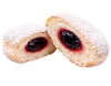 Powdered Sugar Raspberry Filled