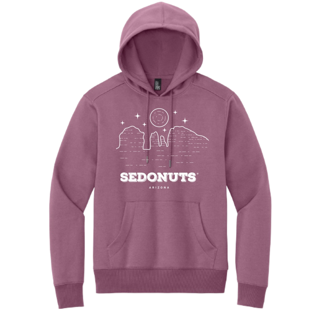 Hoodie Mauve Line